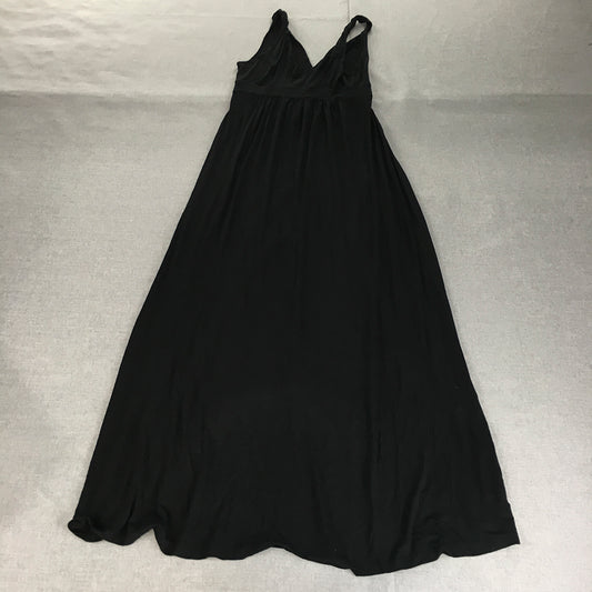 David Lawrence Womens A-Line Dress Size S Black Pleated Sleeveless Knee Length