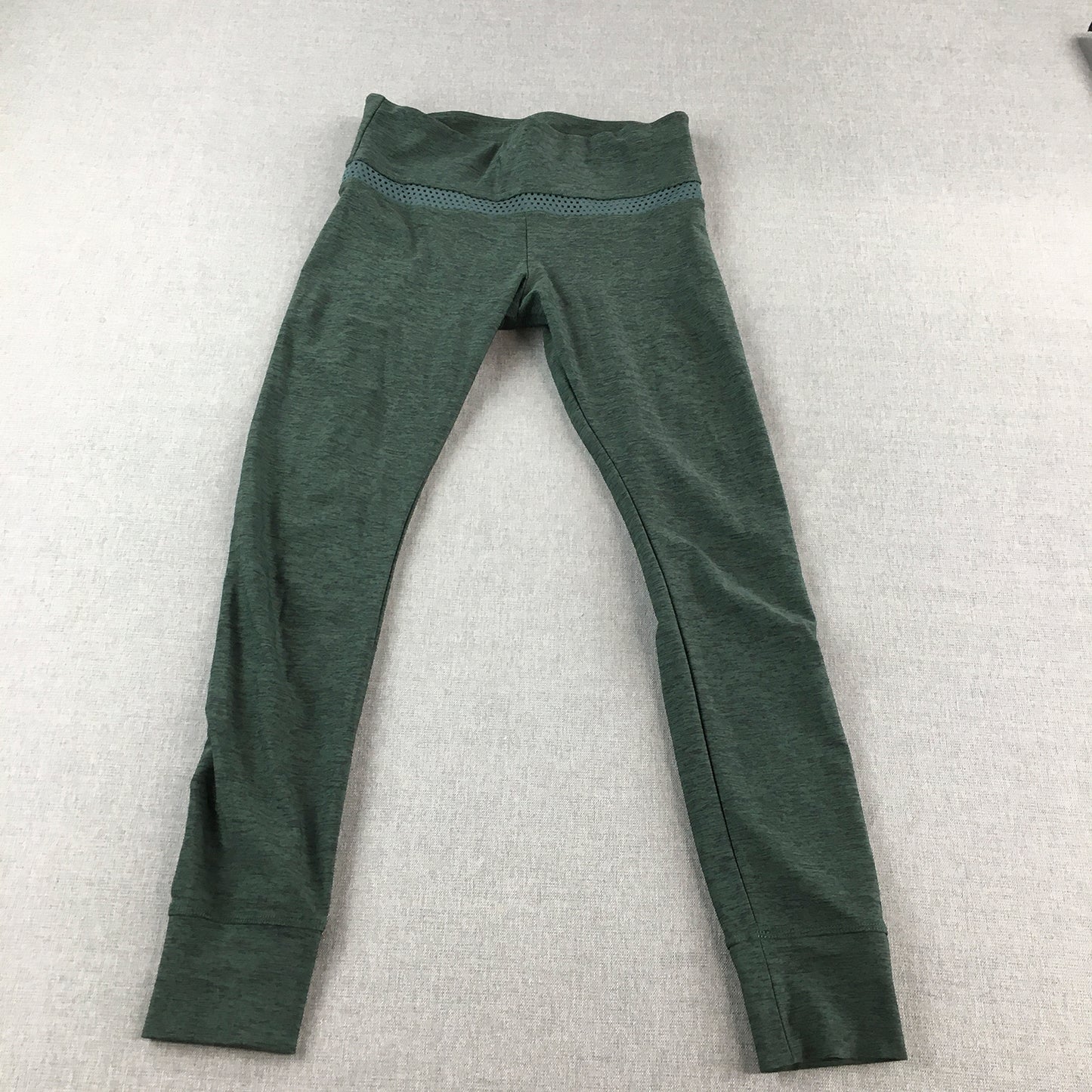 Lorna Jane Womens Leggings Size M Green 3/4 Length