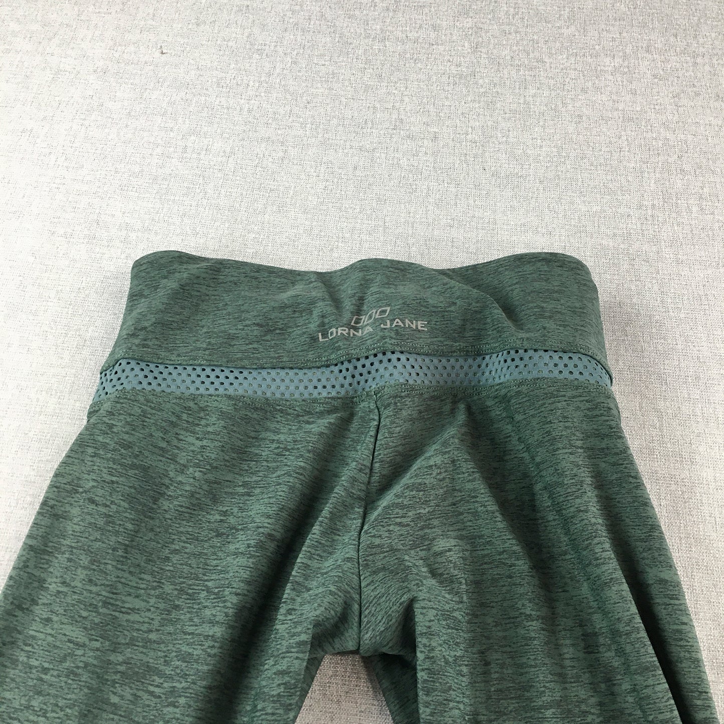 Lorna Jane Womens Leggings Size M Green 3/4 Length