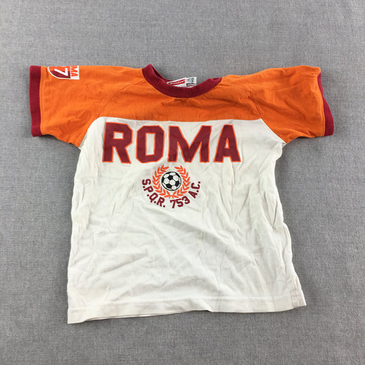 AS Roma Kids Boys T-Shirt Size 2 - 3 Years Toddler Football Jersey Top