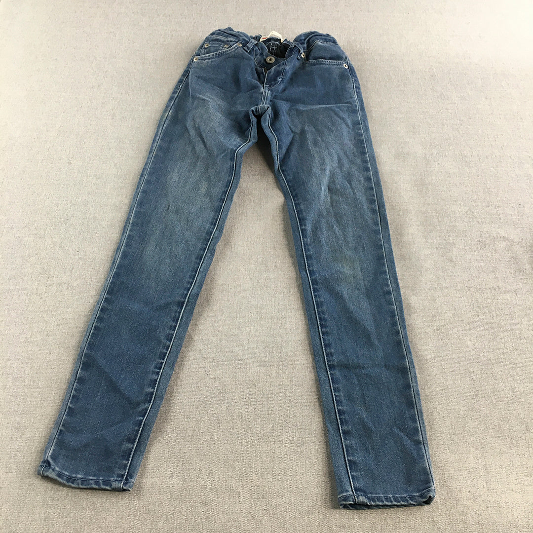 Levi's Kids Girls Jeans Size 10 Blue Skinny Pockets Denim