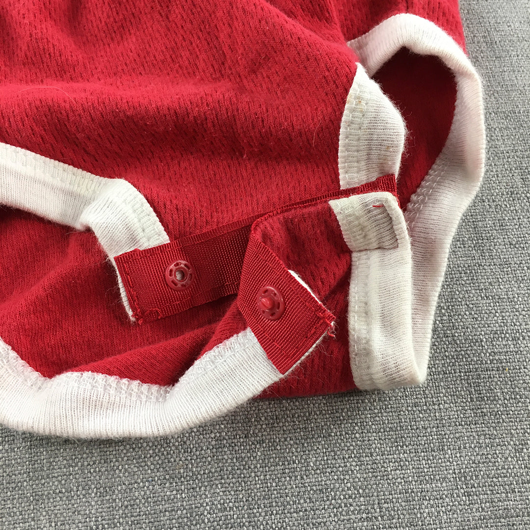 Nike Air Jordan Baby Bodysuit Size 6 Months Red Michael Jordan 23 Bulls NBA