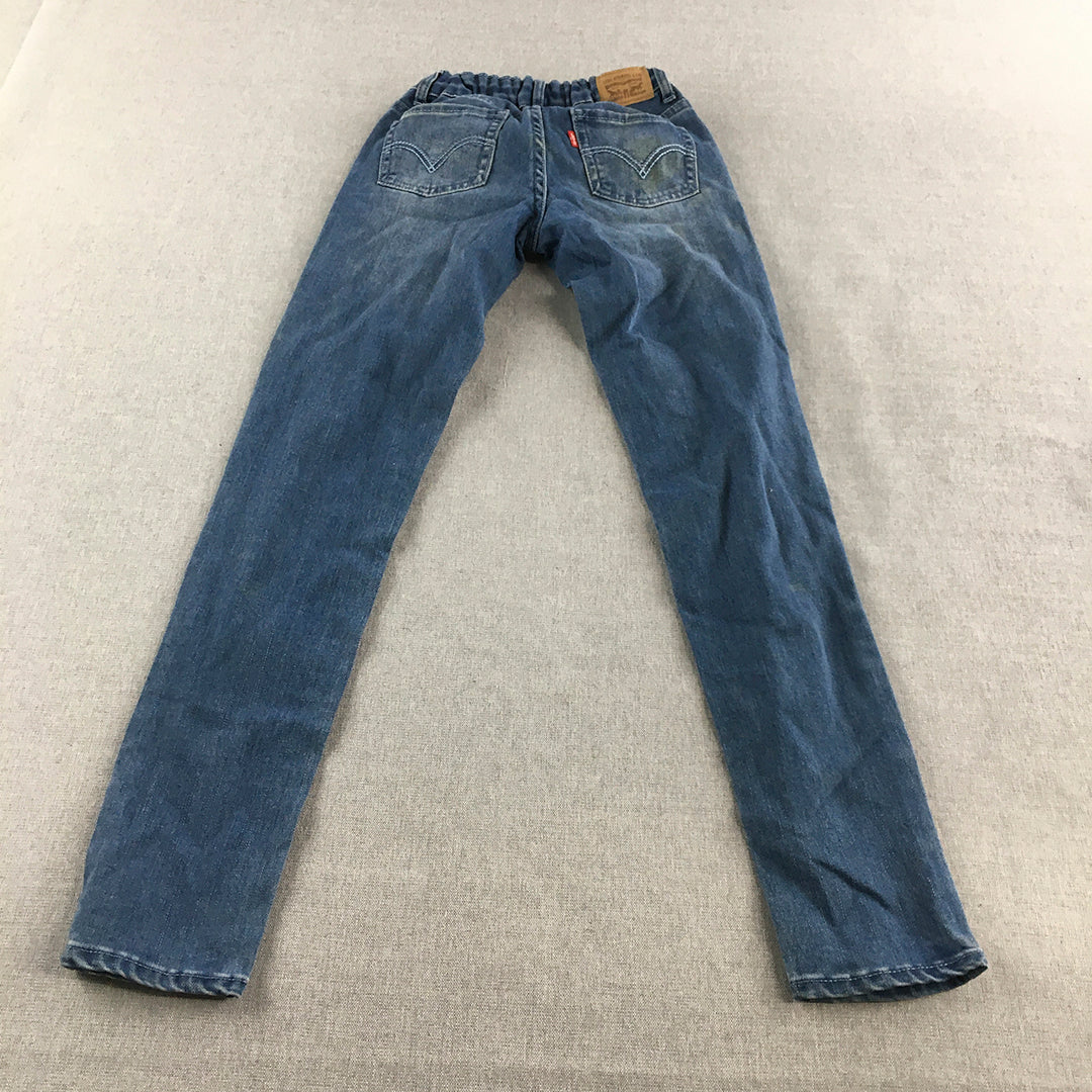 Levi's Kids Girls Jeans Size 10 Blue Skinny Pockets Denim