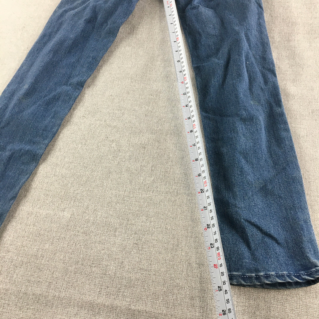 Levi's Kids Girls Jeans Size 10 Blue Skinny Pockets Denim