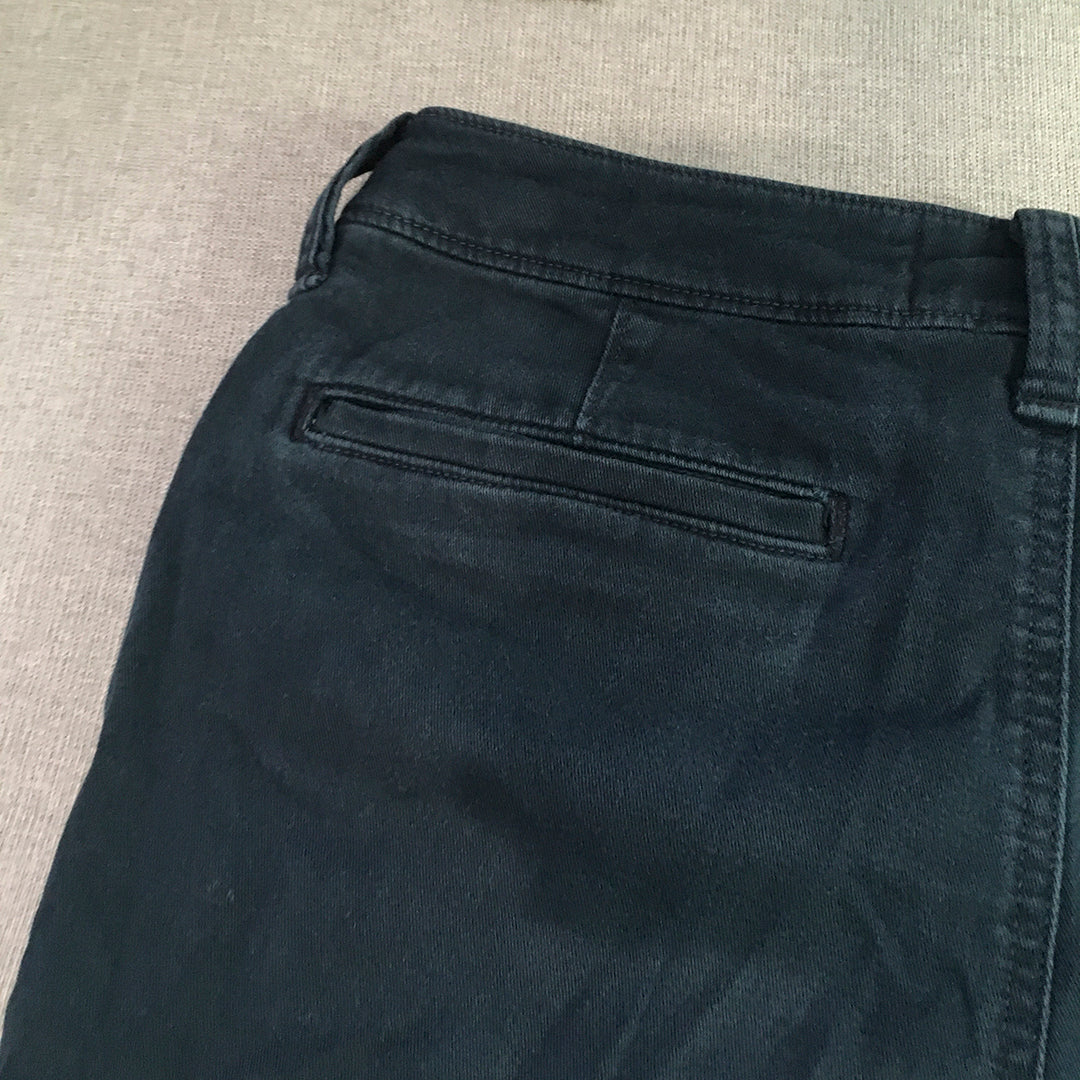 Abercrombie & Fitch Kids Boys Chino Shorts Youth Size XL (15 - 16) Dark Blue