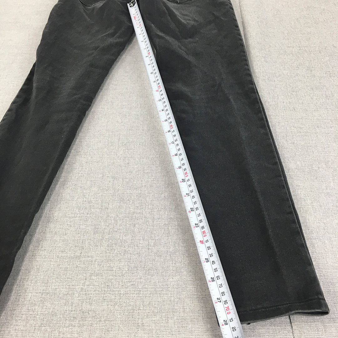 Forcast Womens Skinny Jeans Size 6 Black Stretch Fabric Denim