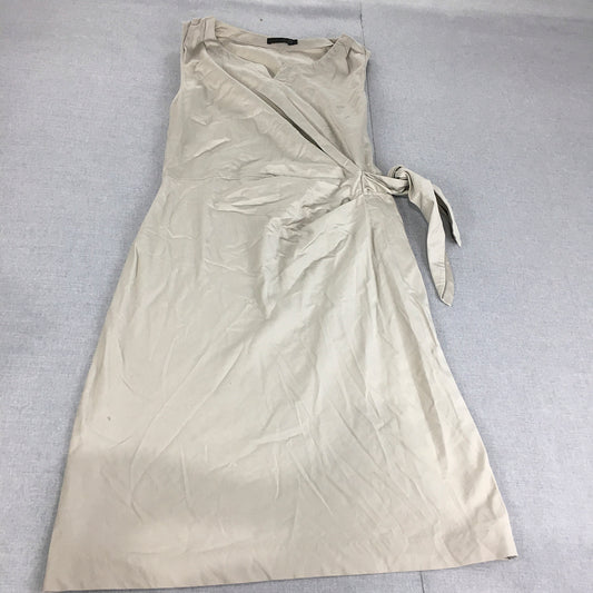 David Lawrence Womens A-Line Dress Size 12 Grey A-Line Midi Sleeveless