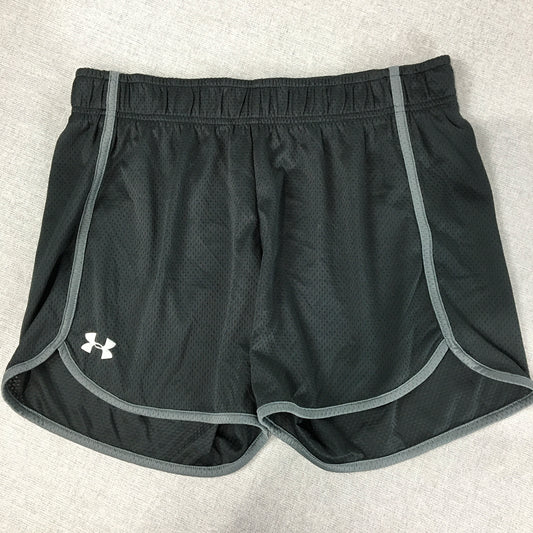 Under Armour Womens Shorts Size S Black Logo Elastic Waist Running Gym