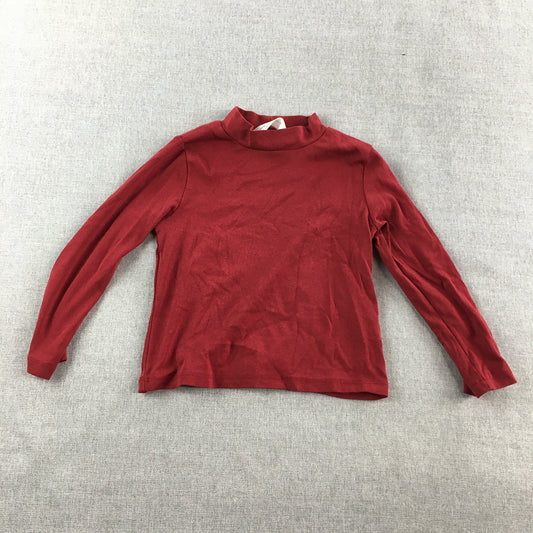 H&M Kids Boys Top Size 3 - 4 Years Red Toddler Long Sleeve Pullover Shirt