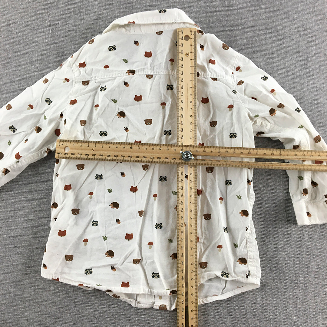 H&M Baby Boys Shirt Size 12 - 18 Months (1) Toddler Long Sleeve Button-Up