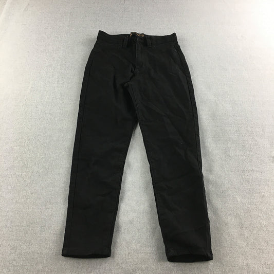 Used Denim Girls Jeans Size 12 Black Stretch Denim Pockets