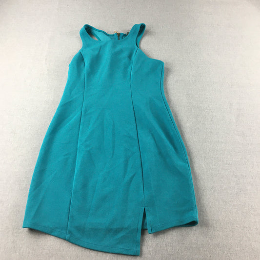 Huntingbird Womens Mini Dress Size L Blue Sleeveless