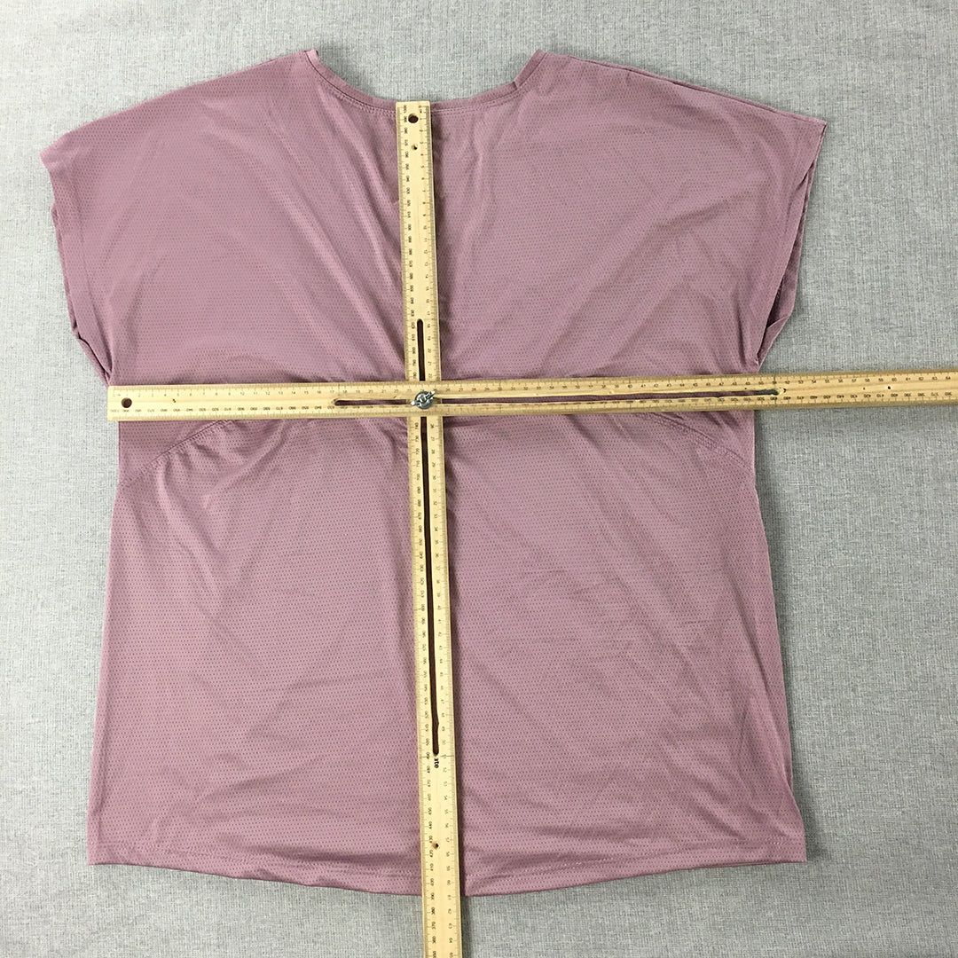 Primark Womens Workout T-Shirt Size S (10) Pink Short Sleeve Top