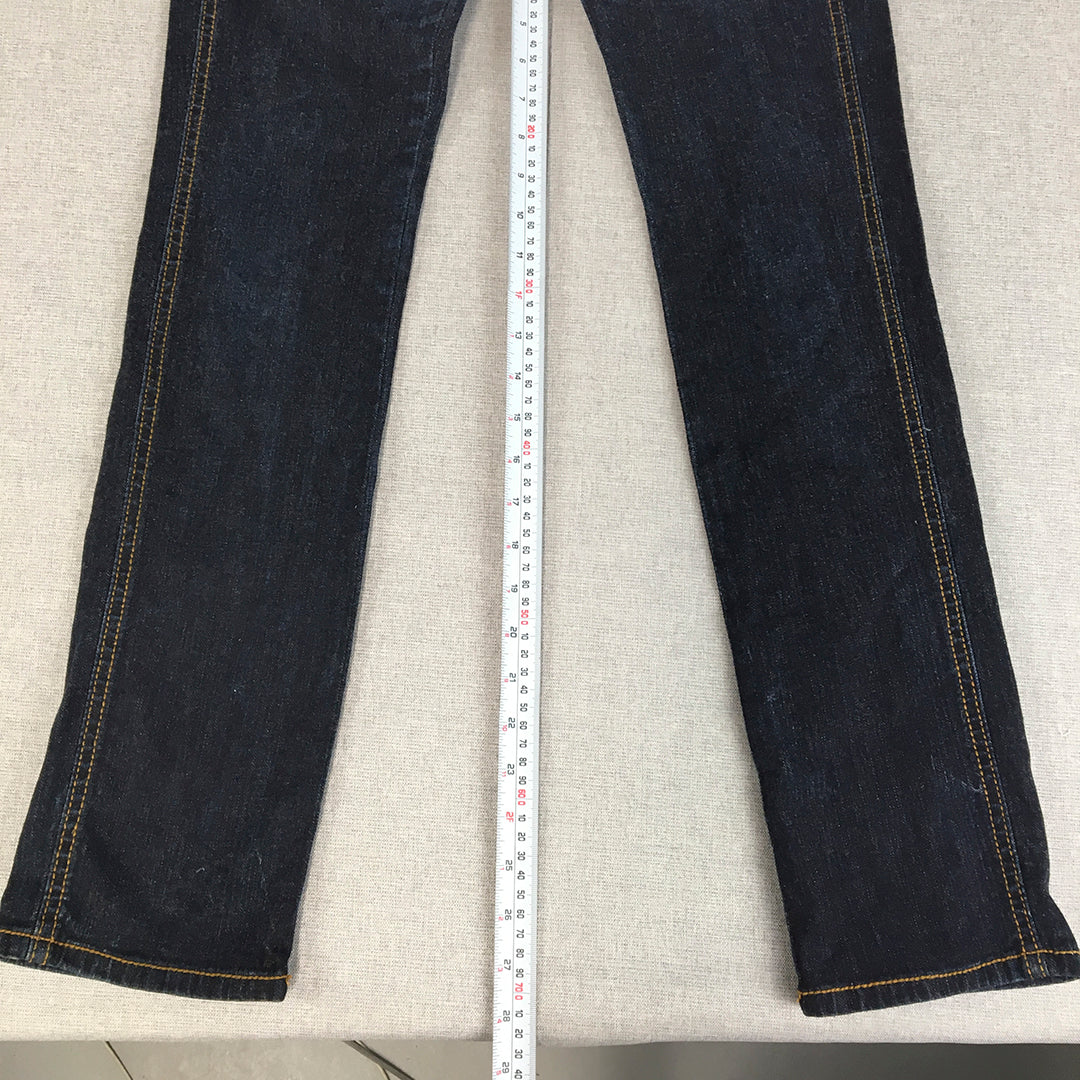 Lee Womens Skinny Jeans Size 28 (W28 x L28) Blue Dark Wash Denim