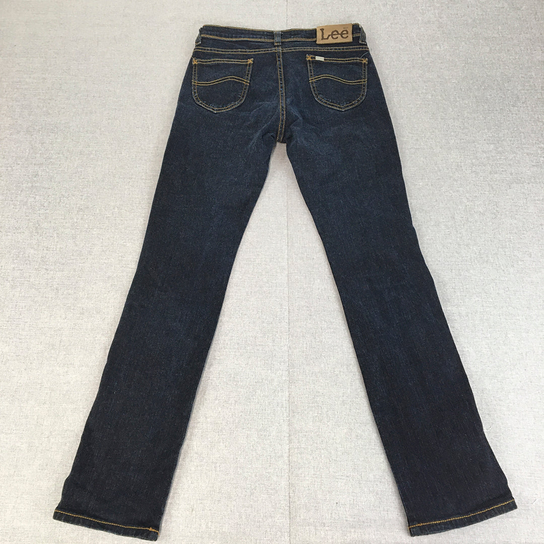 Lee Womens Skinny Jeans Size 28 (W28 x L28) Blue Dark Wash Denim