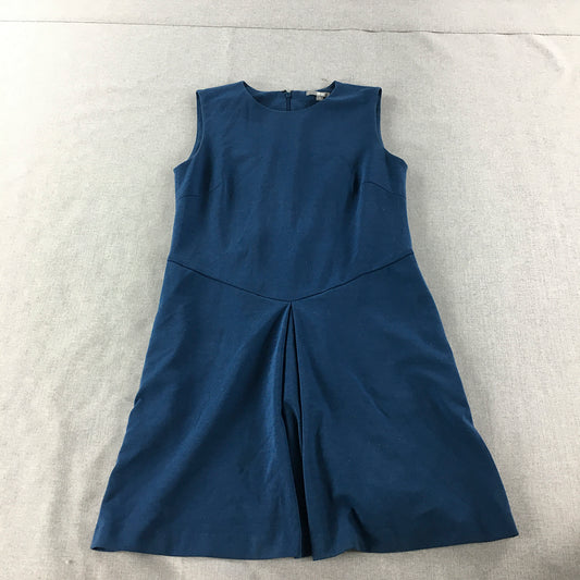 Uniqlo Womens Mini Dress Size M Blue A-Line Sleeveless