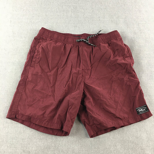 Vonzipper Kids Boys Shorts Size 14 Red Drawstring Pockets Skate Brand