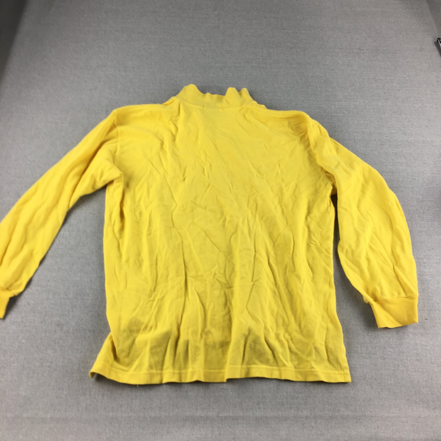 Polo Ralph Lauren Mens Shirt Size M Yellow Long Sleeve Collared Rugby