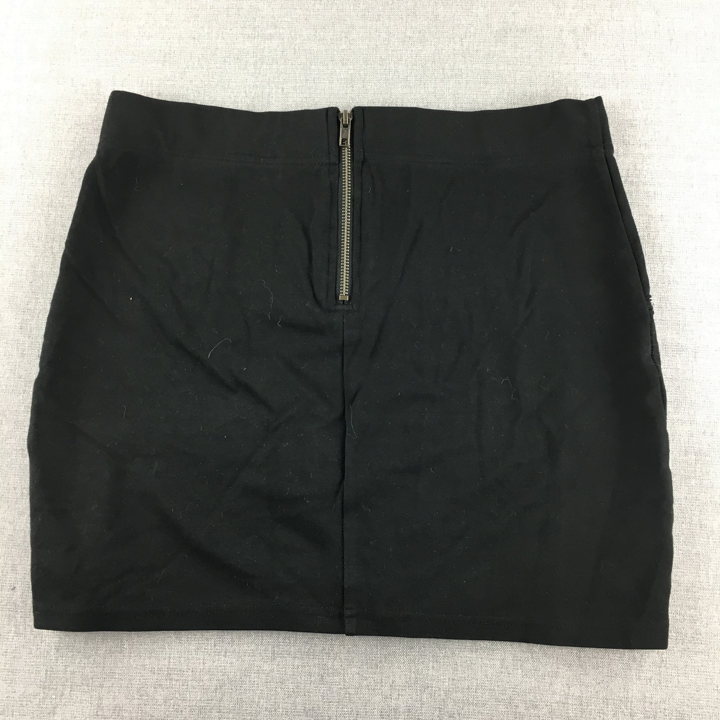 Bardot Womens Mini Skirt Size 12 Black Zip