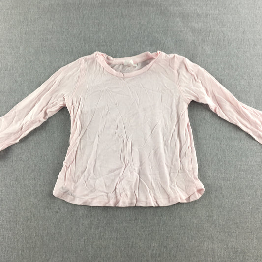 Seed Heritage Kids Girls Top Size 4 Pink Long Sleeve Pullover Shirt