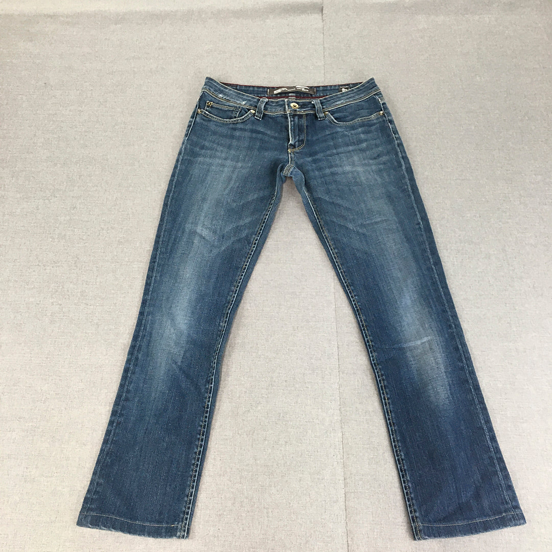 Lee Womens Skinny Jeans Size 9 (W27 x L25) Blue Stretch Fabric Denim