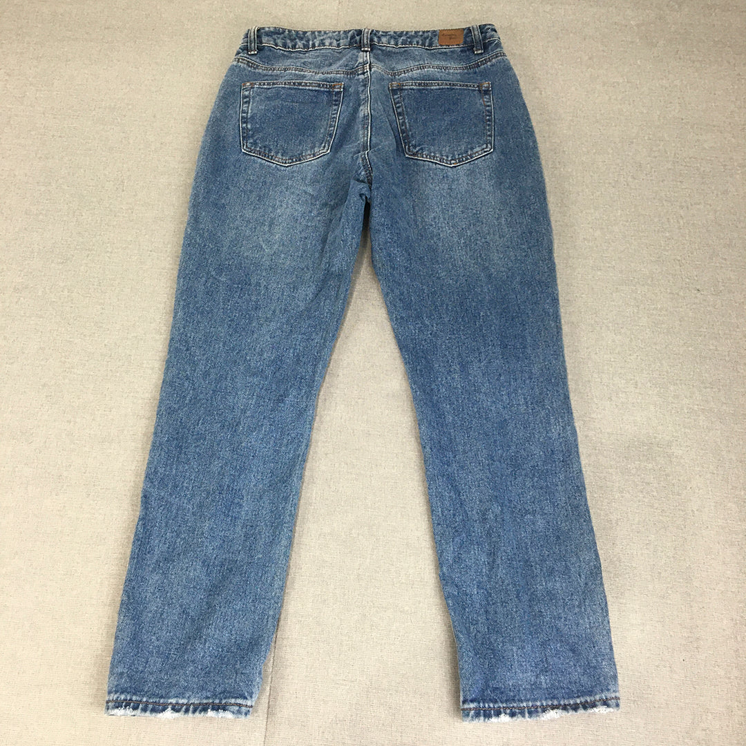 Country Denim Womens Skinny Jeans Size 11 (W30 x L28) Blue Light Wash