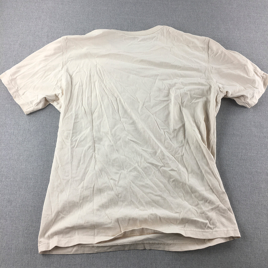 Uniqlo U Mens T-Shirt Size L White Short Sleeve Crew Neck Tee