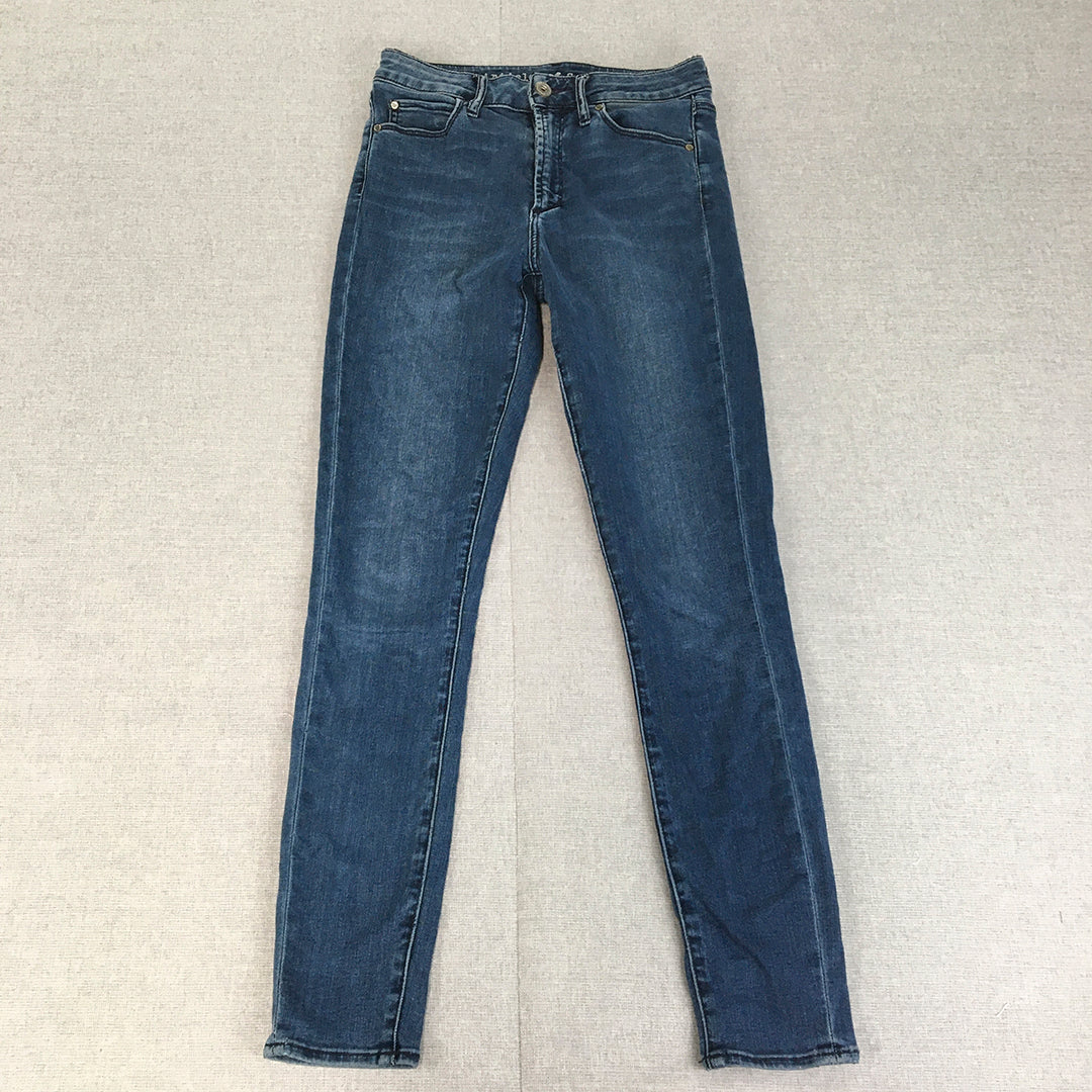 Articles Of Society Womens Skinny Jeans Size 8 (W26 x L25) Blue Dark Wash