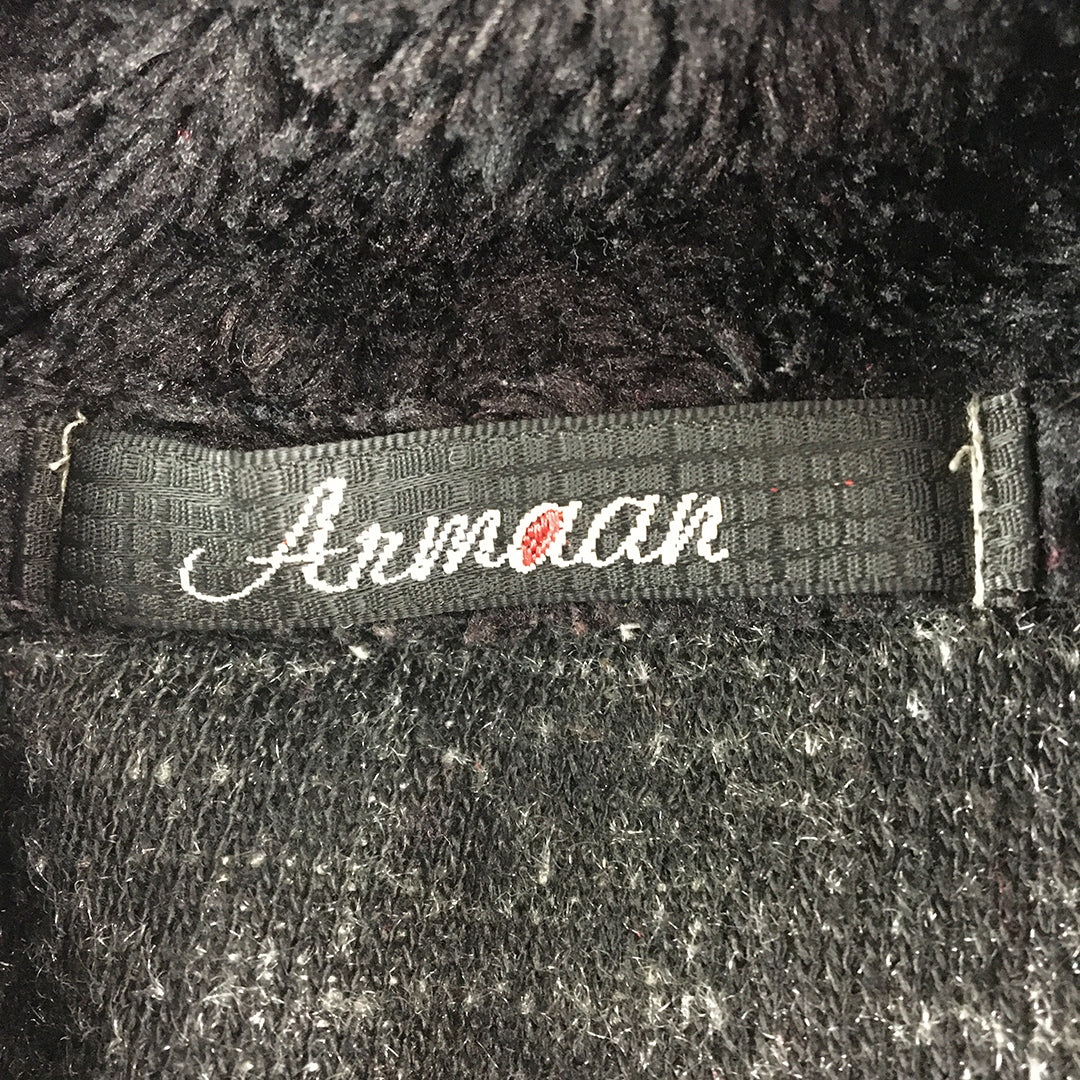 Anmaan Womens Cardigan Size M Grey Knit Button Up Pockets Coat