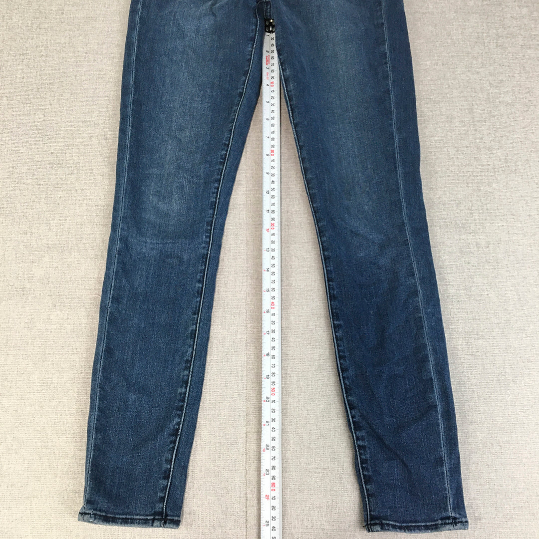 Articles Of Society Womens Skinny Jeans Size 8 (W26 x L25) Blue Dark Wash