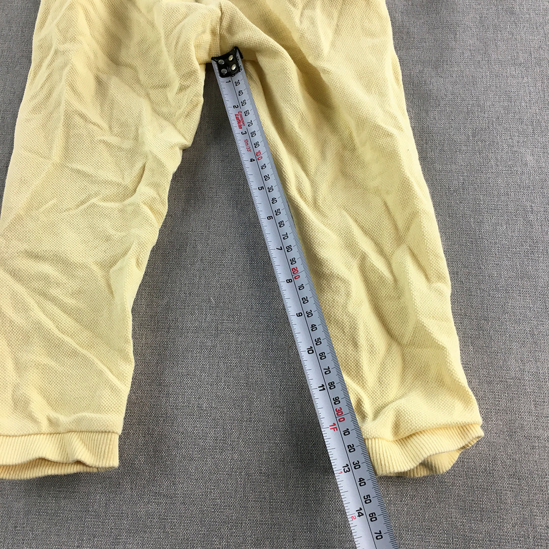 Seed Heritage Kids Girls Jogger Pants Size 3 Yellow Drawstring Pockets