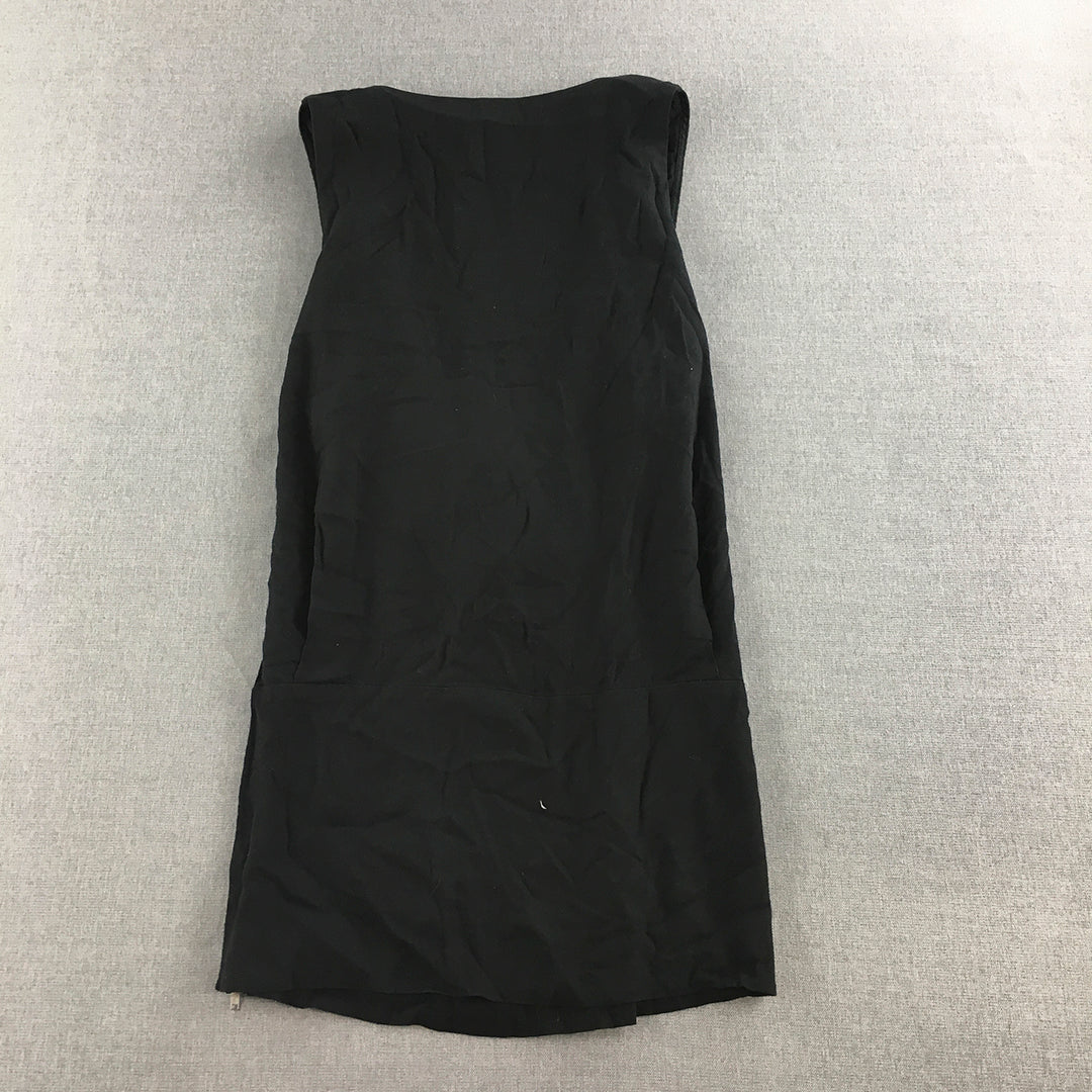 JNBY Womens Mini Dress Size S Black Sleeveless Designer