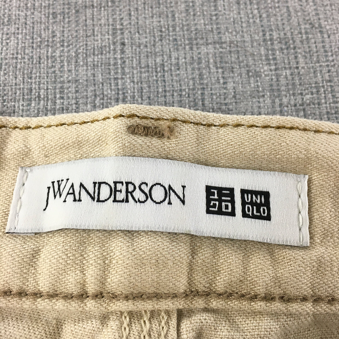 JW Anderson x Uniqlo Pants Size 29 Cream Beige Chino Pockets Trousers