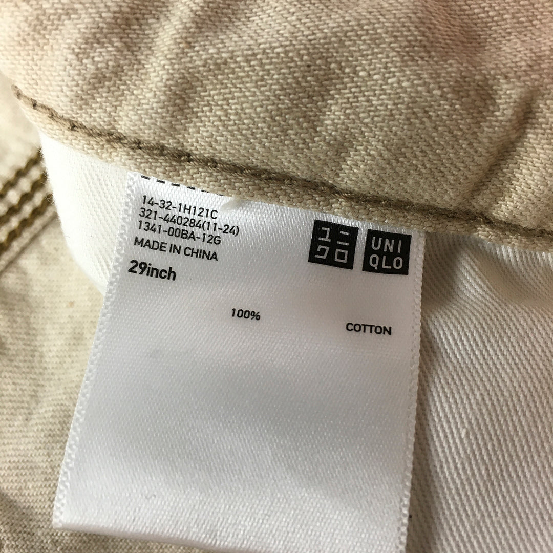 JW Anderson x Uniqlo Pants Size 29 Cream Beige Chino Pockets Trousers