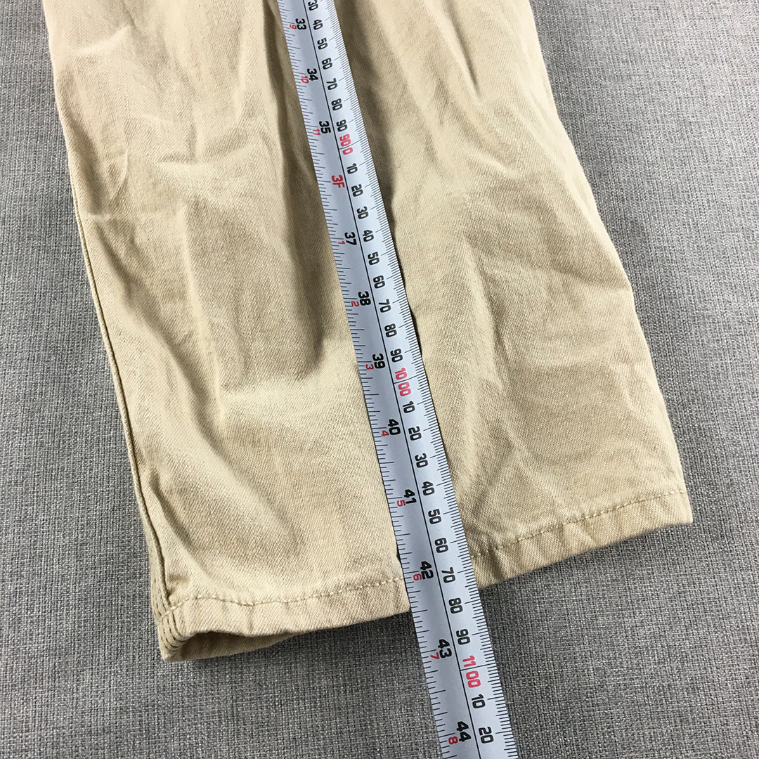 JW Anderson x Uniqlo Pants Size 29 Cream Beige Chino Pockets Trousers