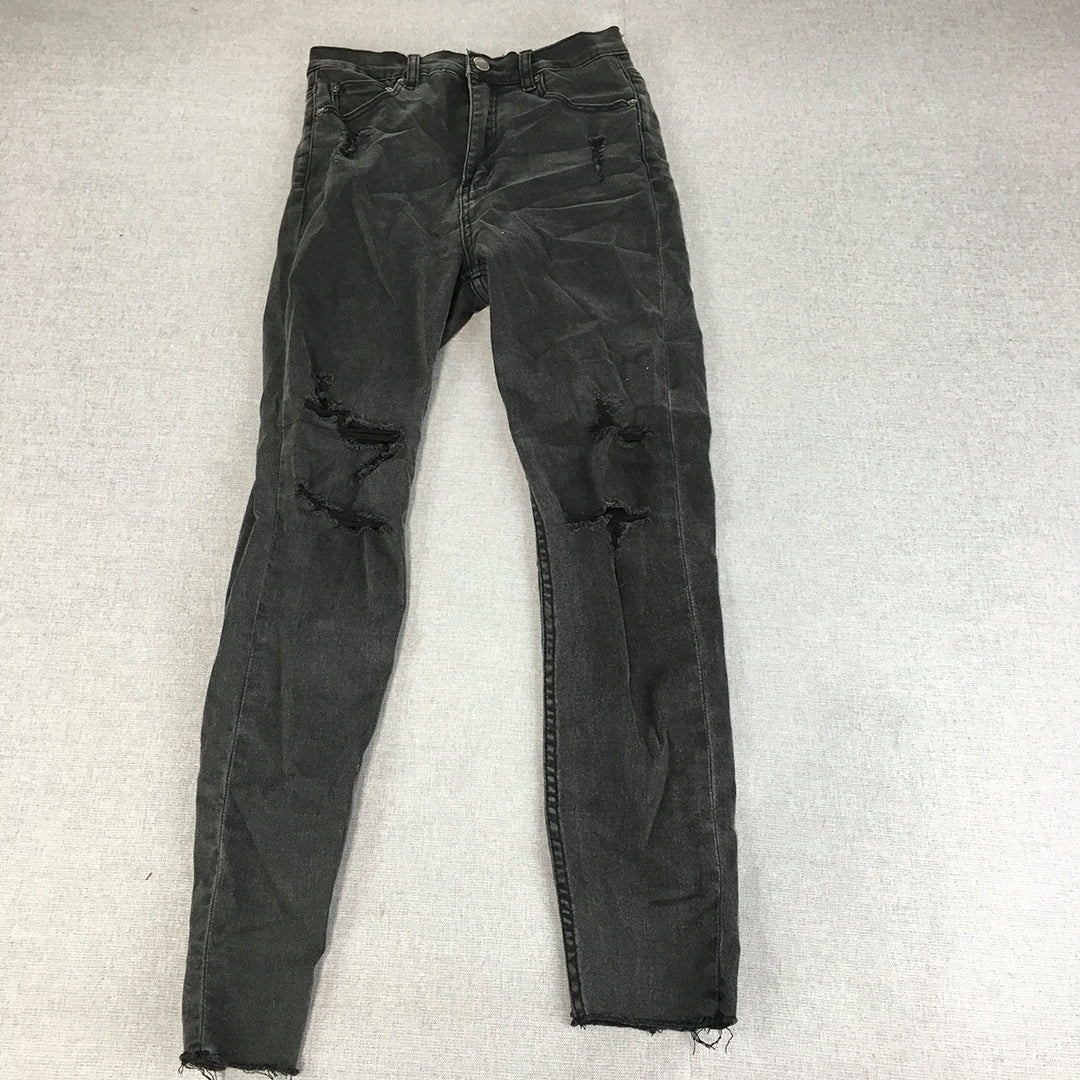 Ziggy Denim Womens Jeans Size 28 Black Skyscraper High Rise Skinny