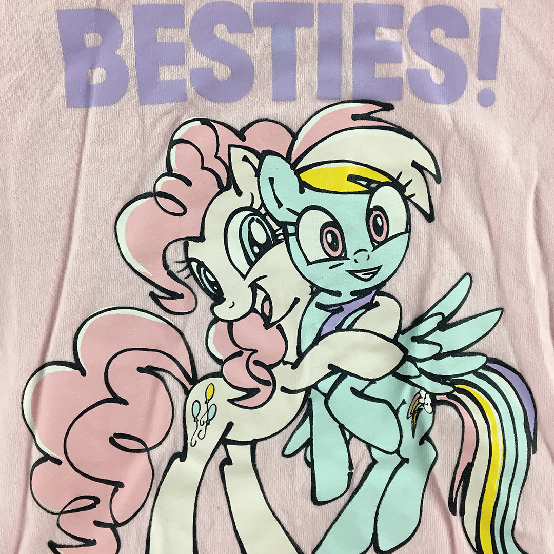 My Little Pony Kids Girls Top Size 4 Pink Long Sleeve Pullover Shirt