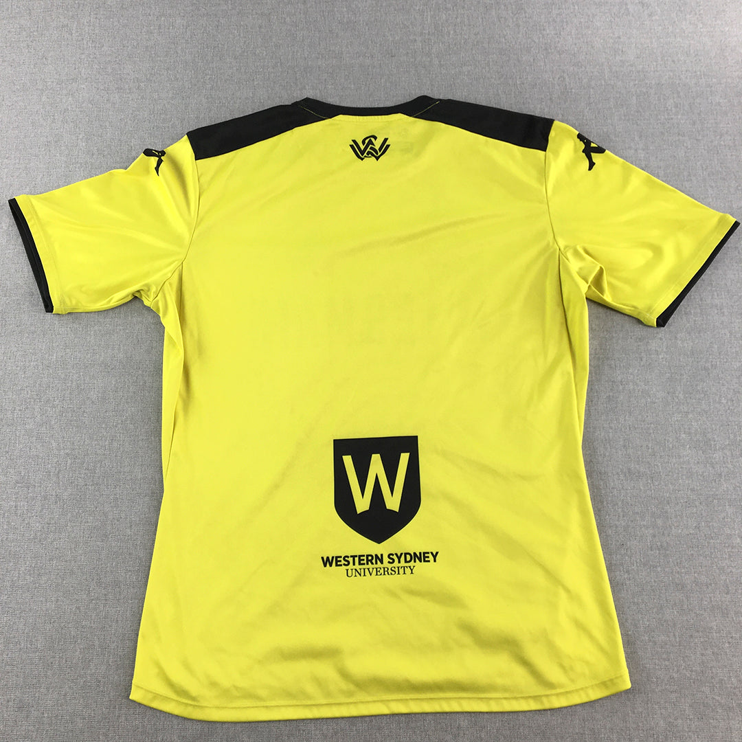 Western Sydney Wanderers Womens Jersey Size M Yellow Away Kappa 2021 Shirt