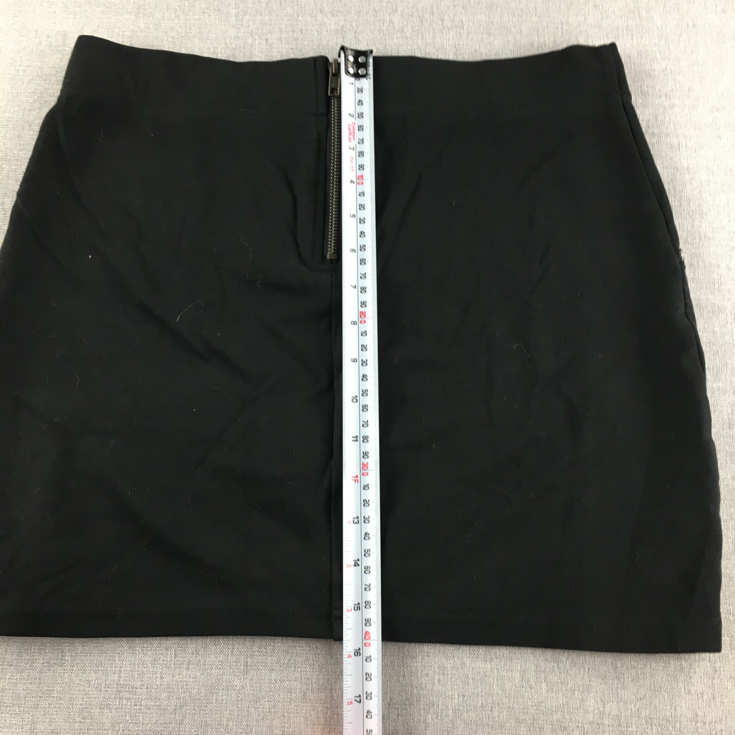 Bardot Womens Mini Skirt Size 12 Black Zip