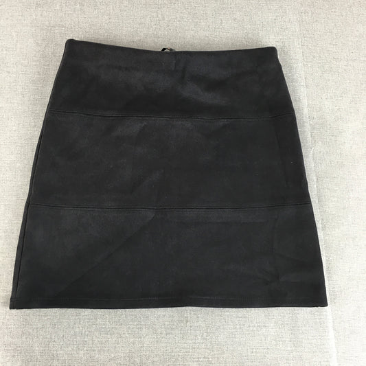 Alive Girl Womens Mini Skirt Size 10 Black