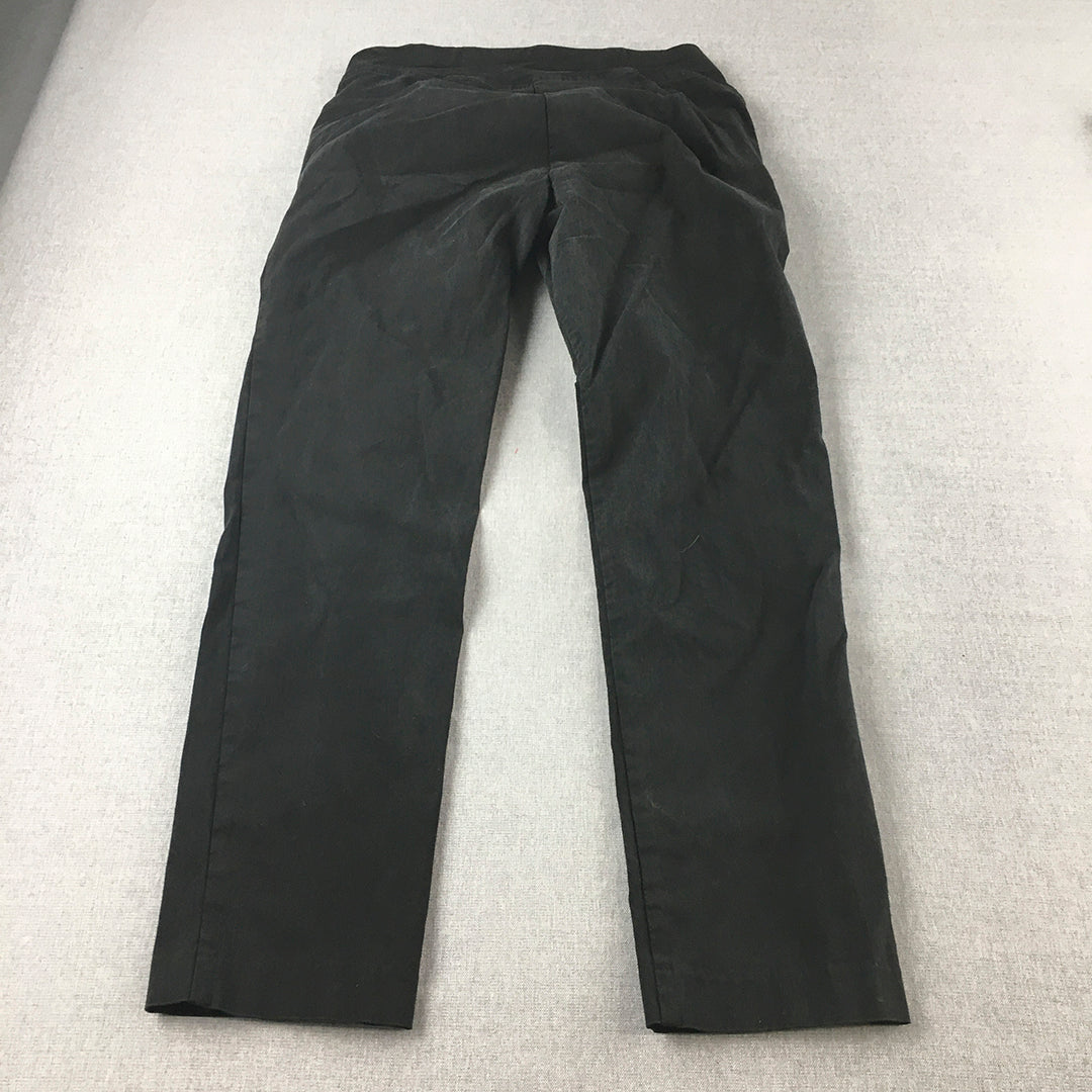 Autograph Womens Pants Size 16 Black Stretch Fabric