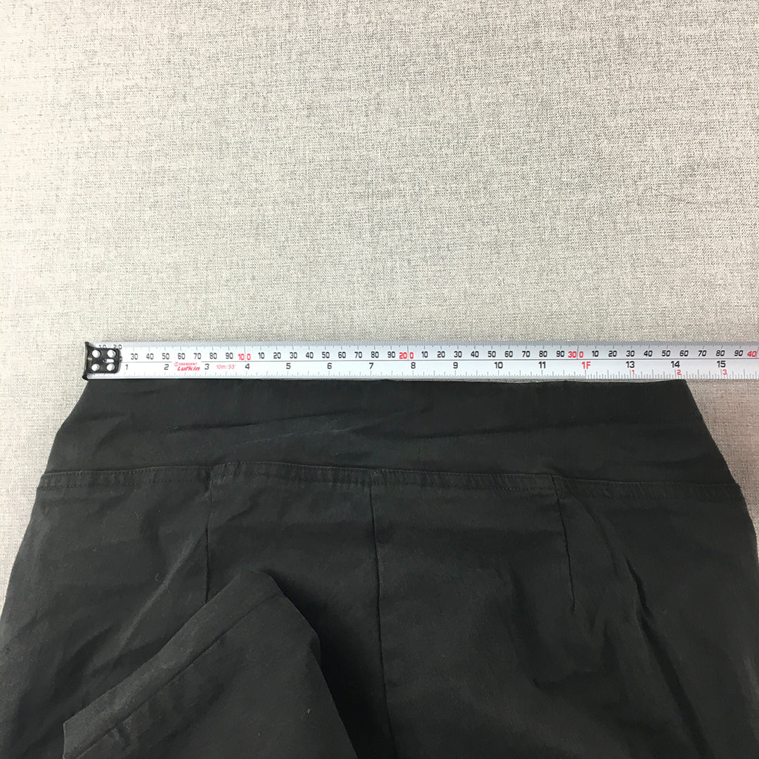 Autograph Womens Pants Size 16 Black Stretch Fabric