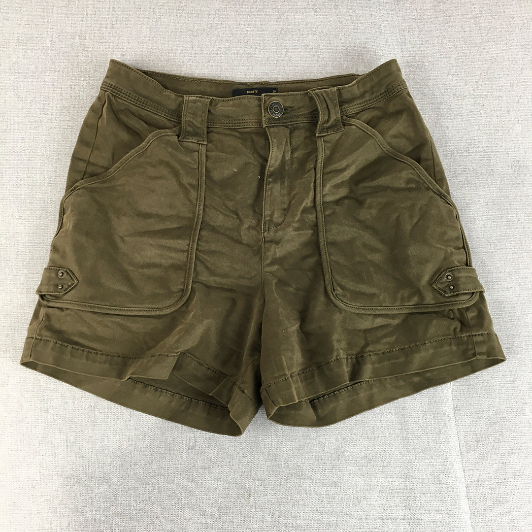 Jealous 21 Womens Shorts Size 28 Khaki Brown Pockets