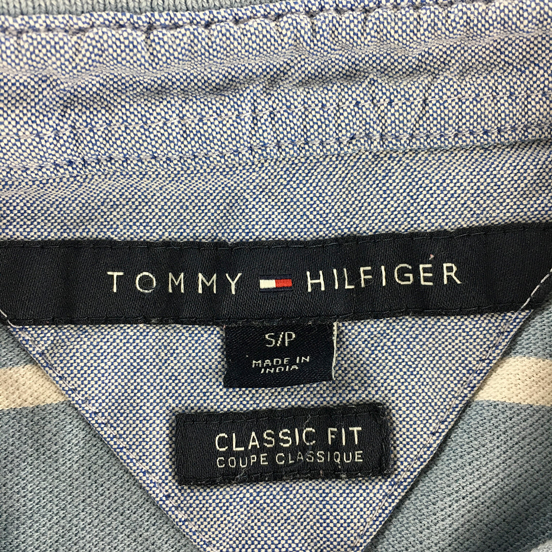 Tommy Hilfiger Mens Polo Shirt Size S Classic Fit Embroidered Logo Rugby