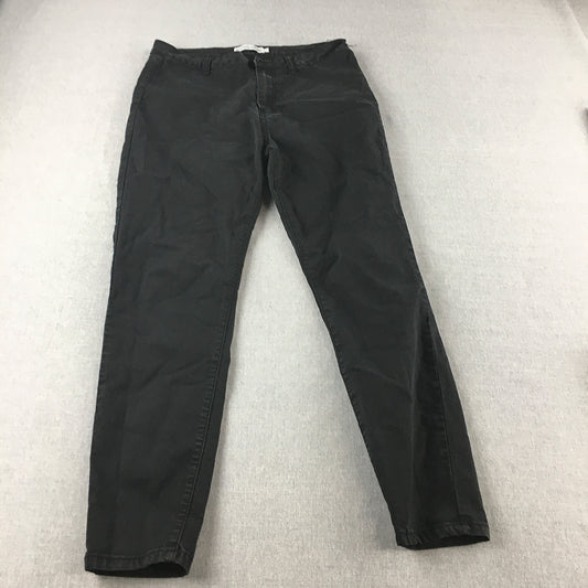 Atmos & Here Womens Jeans Size 12 Black Skinny Denim Pockets