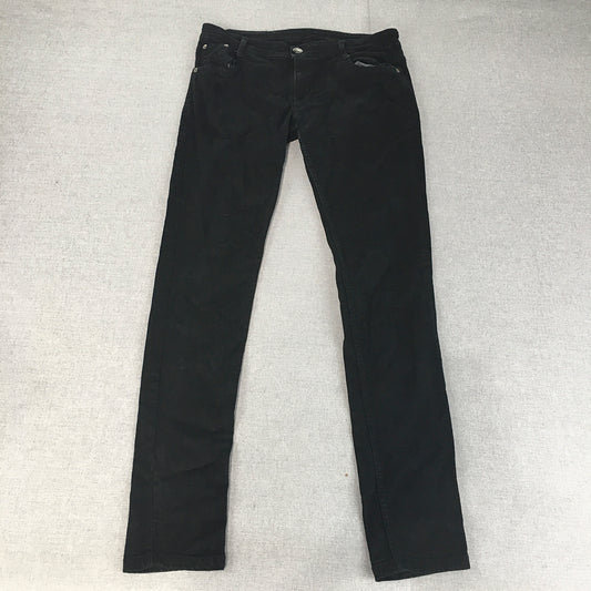 Ramp Jeans Womens Size 30 (W30 x L31) Black Skinny Stretch Denim