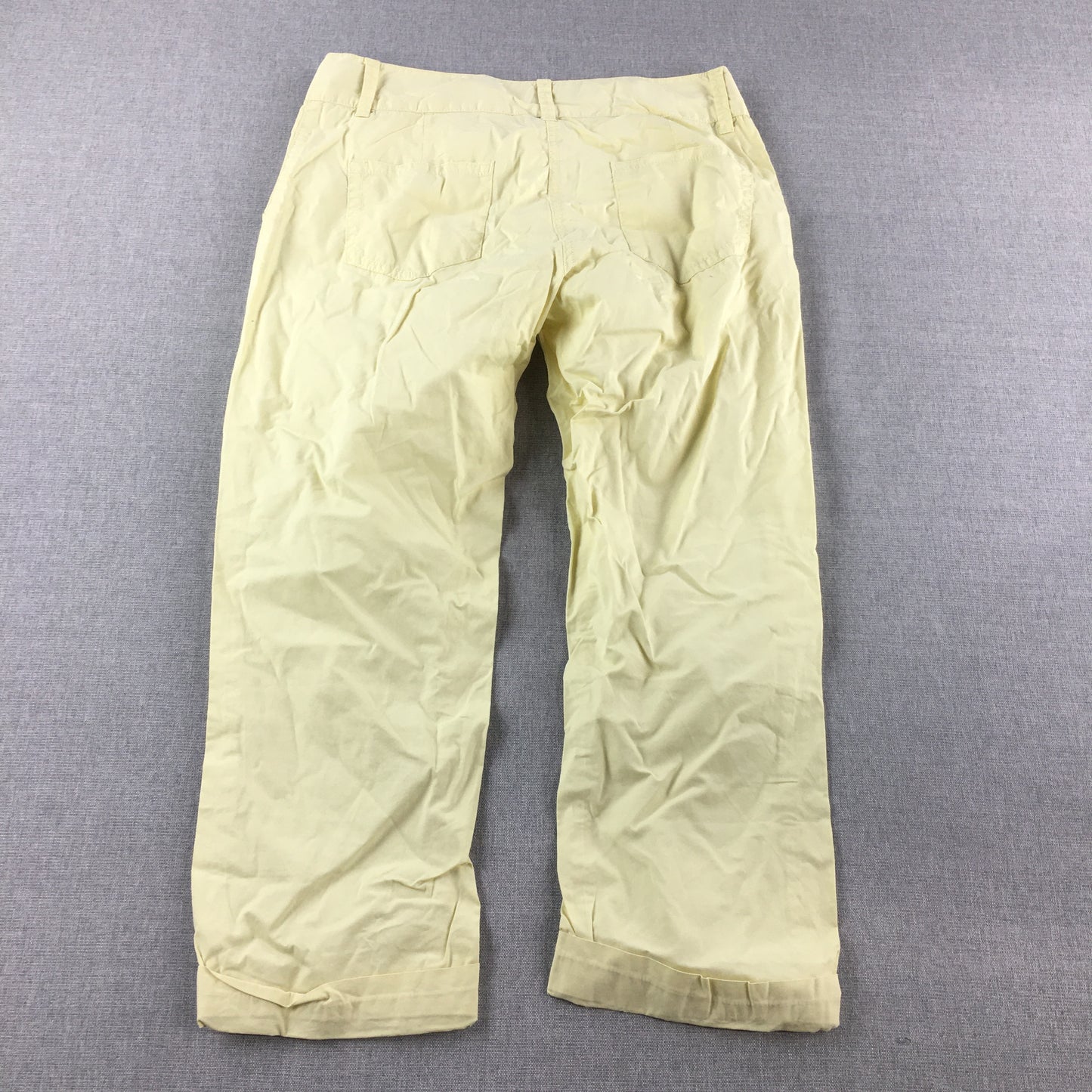 Esprit Kids Girls Pants Youth Size L (14 Years) Yellow Pockets