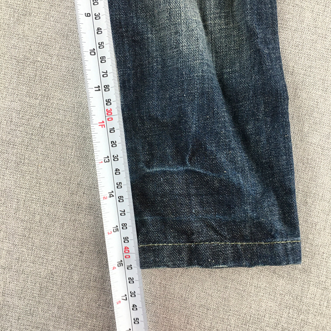 Lee Cooper Kids Boys Jeans Size 4 Blue Denim Pockets