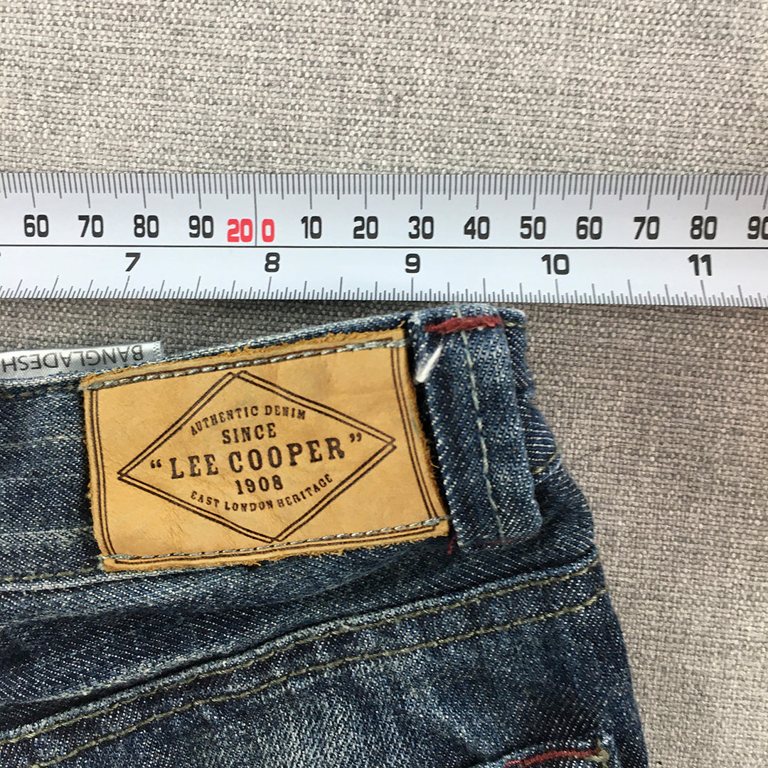 Lee Cooper Kids Boys Jeans Size 4 Blue Denim Pockets