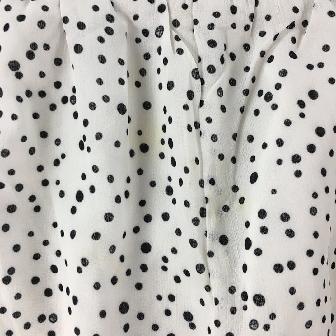 Showpo Womens Shorts Size 20 White Dot Pattern Bermuda